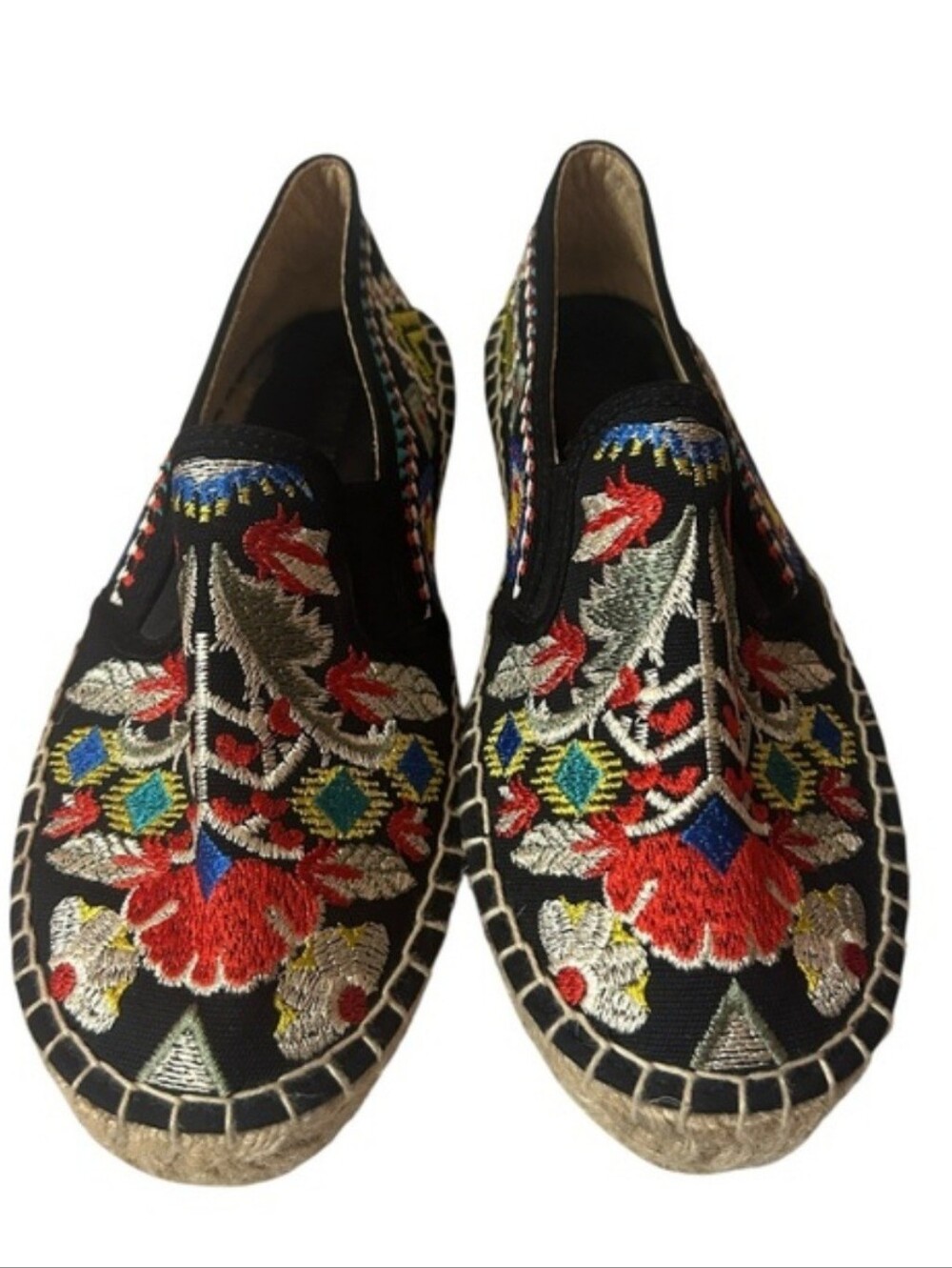 Johnny Was Catopsia Espadrilles Size 38